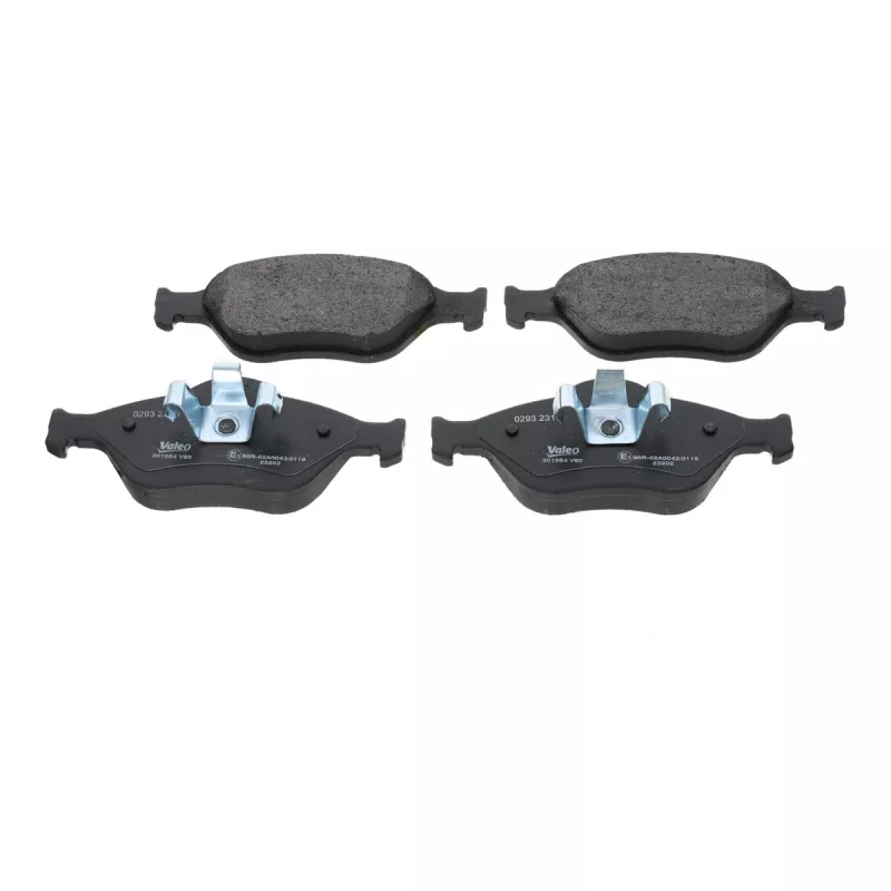 Jeu de 4 plaquettes de frein avant VALEO 301564 - Visuel 1