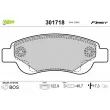 VALEO 301718 - Jeu de 4 plaquettes de frein avant