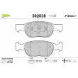 VALEO 302038 - Jeu de 4 plaquettes de frein avant