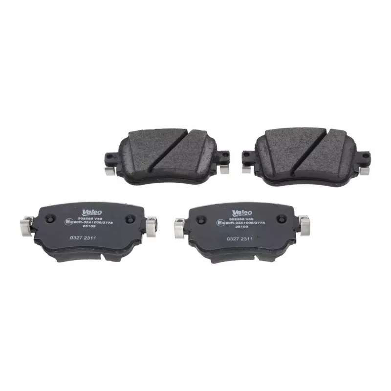 Jeu de 4 plaquettes de frein arrière VALEO 302265 - Visuel 1