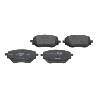 Jeu de 4 plaquettes de frein avant VALEO OEM 410608885R