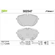 VALEO 302547 - Jeu de 4 plaquettes de frein avant