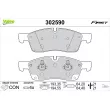 VALEO 302590 - Jeu de 4 plaquettes de frein avant