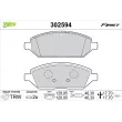 VALEO 302594 - Jeu de 4 plaquettes de frein avant