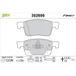 VALEO 302606 - Jeu de 4 plaquettes de frein avant