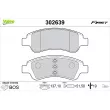 VALEO 302639 - Jeu de 4 plaquettes de frein avant