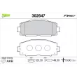 VALEO 302647 - Jeu de 4 plaquettes de frein avant