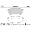 VALEO 302682 - Jeu de 4 plaquettes de frein avant
