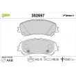 VALEO 302697 - Jeu de 4 plaquettes de frein avant