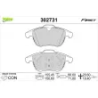 VALEO 302731 - Jeu de 4 plaquettes de frein avant