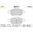 VALEO 302771 - Jeu de 4 plaquettes de frein avant