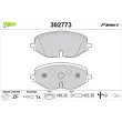 VALEO 302773 - Jeu de 4 plaquettes de frein avant