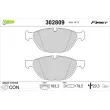VALEO 302809 - Jeu de 4 plaquettes de frein avant