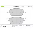 VALEO 302886 - Jeu de 4 plaquettes de frein avant