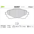 VALEO 302907 - Jeu de 4 plaquettes de frein avant