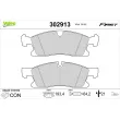 VALEO 302913 - Jeu de 4 plaquettes de frein avant