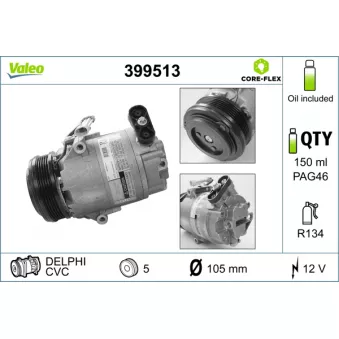 Compresseur, climatisation VALEO OEM 1854148