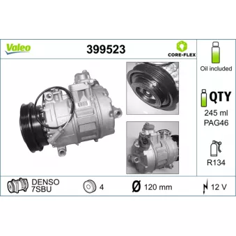 Compresseur, climatisation VALEO OEM 8d0260805rx