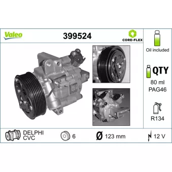 Compresseur, climatisation VALEO OEM 1854146