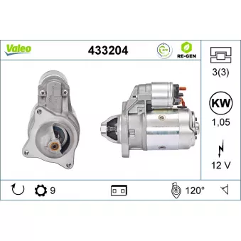 Démarreur VALEO OEM 580228