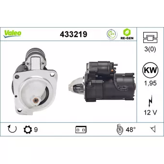 Démarreur VALEO OEM 580215