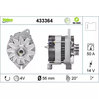 Alternateur VALEO OEM 95619191R
