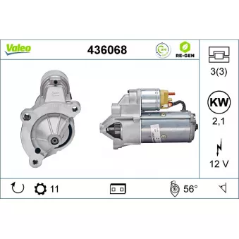 Démarreur VALEO 436068