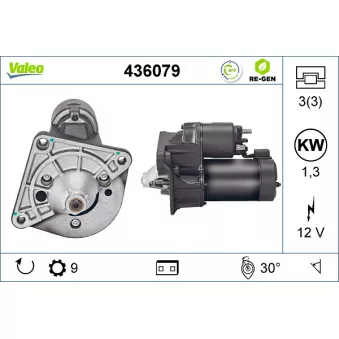 Démarreur VALEO 436079