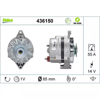 Alternateur VALEO OEM 1204149