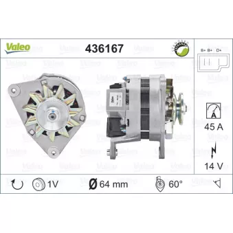Alternateur VALEO OEM 81BB10300CA