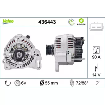 Alternateur VALEO OEM 028903025P