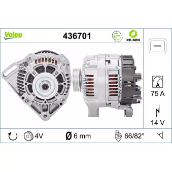 Alternateur VALEO OEM 7700872258