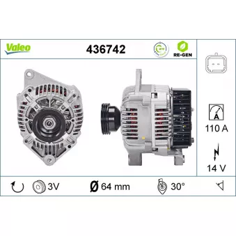 Alternateur VALEO OEM 7711134281