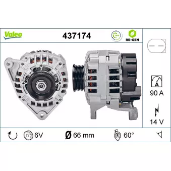 Alternateur VALEO OEM 078903016E