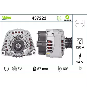 Alternateur VALEO OEM A0111547202