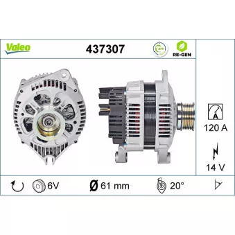 Alternateur VALEO OEM 5705EQ