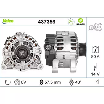 Alternateur VALEO OEM 57057A