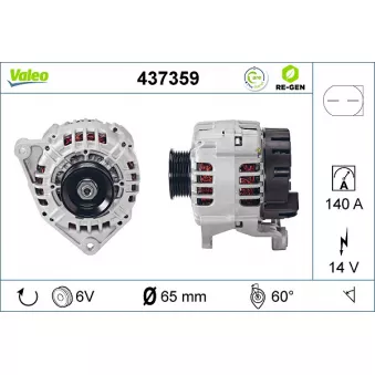 Alternateur VALEO OEM 078903016AC