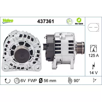 Alternateur VALEO OEM 8200112065