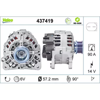 Alternateur VALEO OEM 36903028A