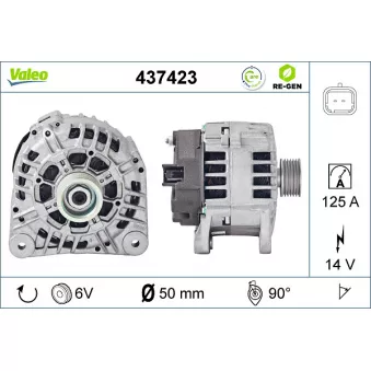 Alternateur VALEO OEM 93160665