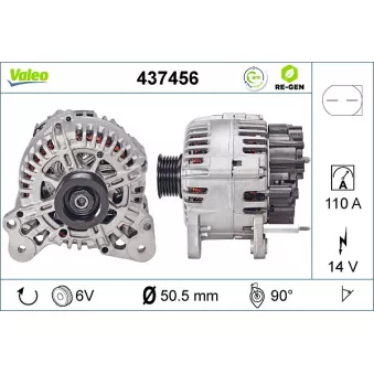 Alternateur VALEO 437456
