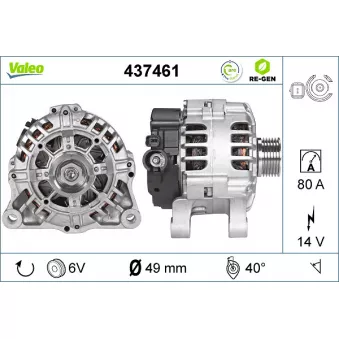 Alternateur VALEO OEM 5705aq