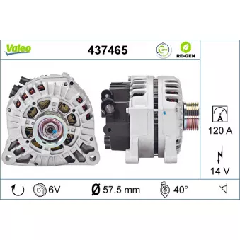 Alternateur VALEO OEM 5705FY