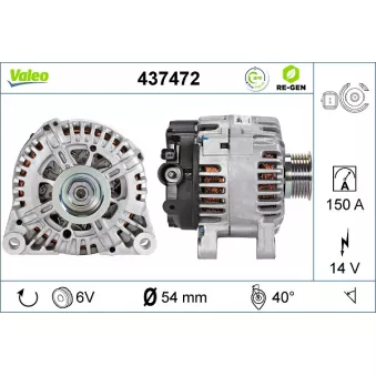 Alternateur VALEO OEM 96460654