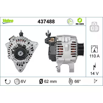 Alternateur VALEO OEM 3730037400