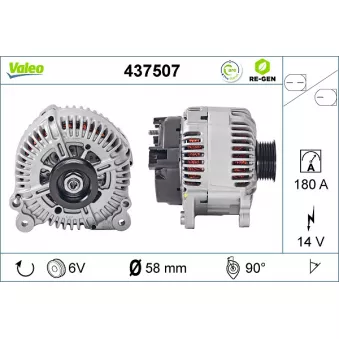 Alternateur VALEO 437507