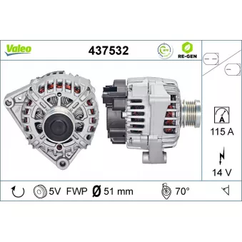 Alternateur VALEO OEM MN960266