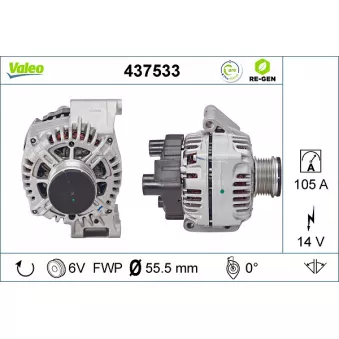 Alternateur VALEO OEM 13256929