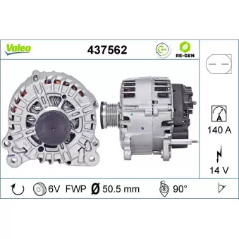 Alternateur VALEO OEM 03C903025DX